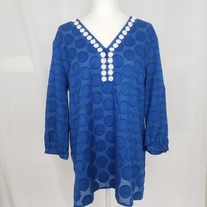 Michael Kors Beaded Cotton Tunic